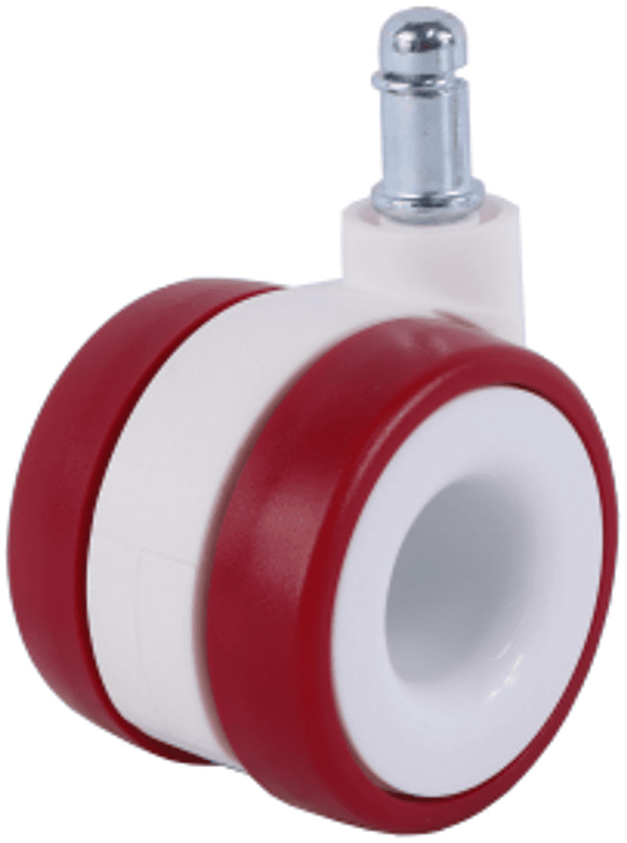 JQ-163-9 22/60mm Hollow Office Chair Caster Wheel