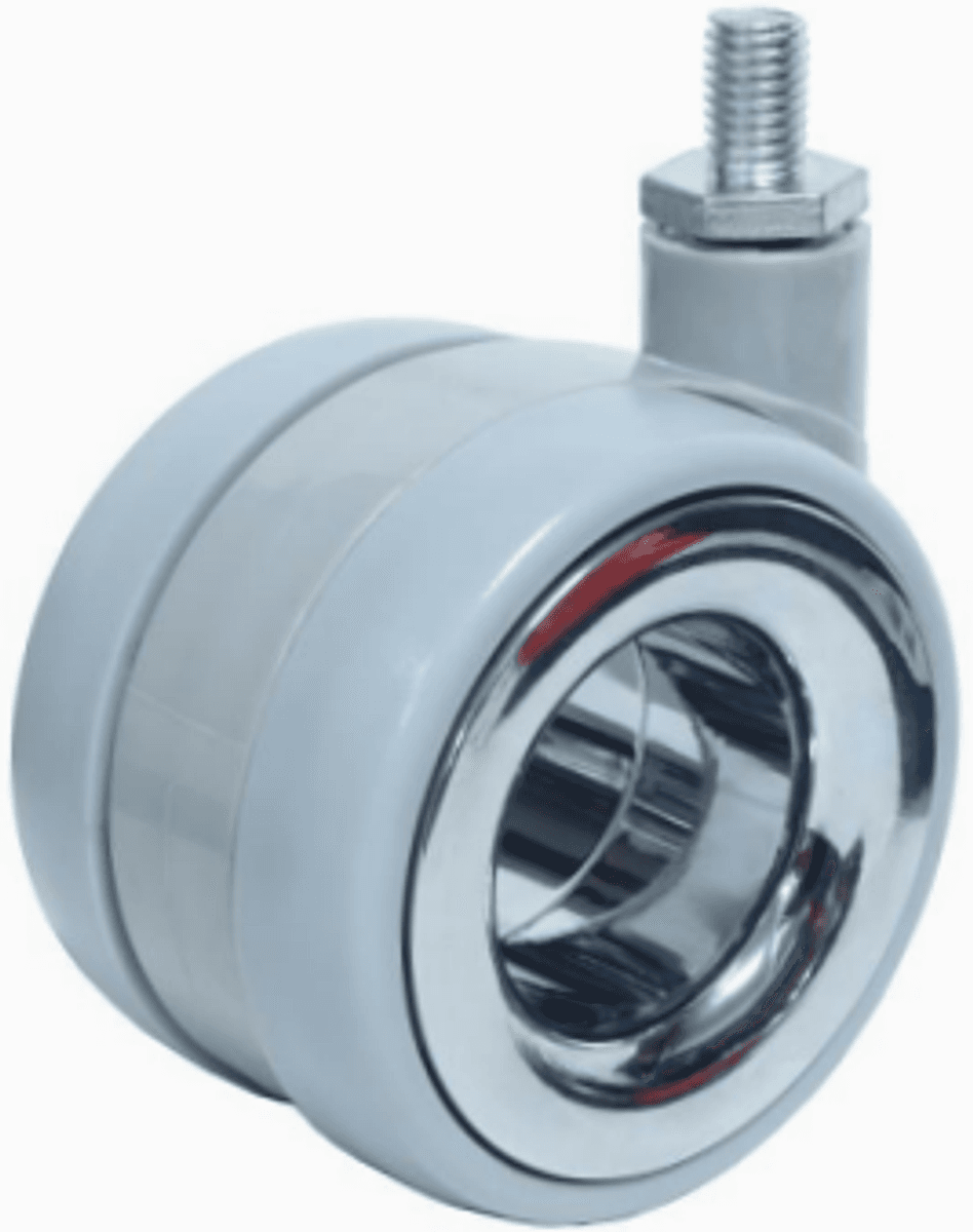 JQ-164-B 22/75mm Hollow Office Chair Caster Wheel