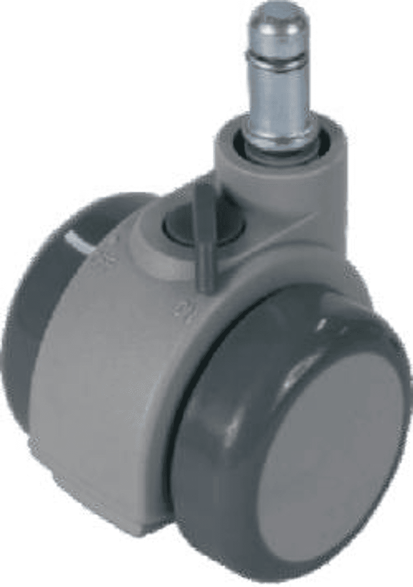 JQ-145-D 24/50mm Brake PU Caster Wheel