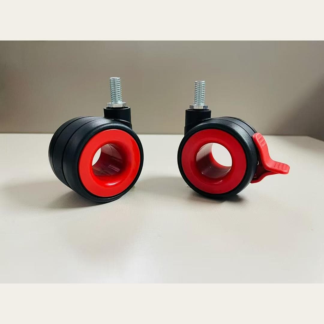 casters vs wheels comparison with stem casters and plate casters
