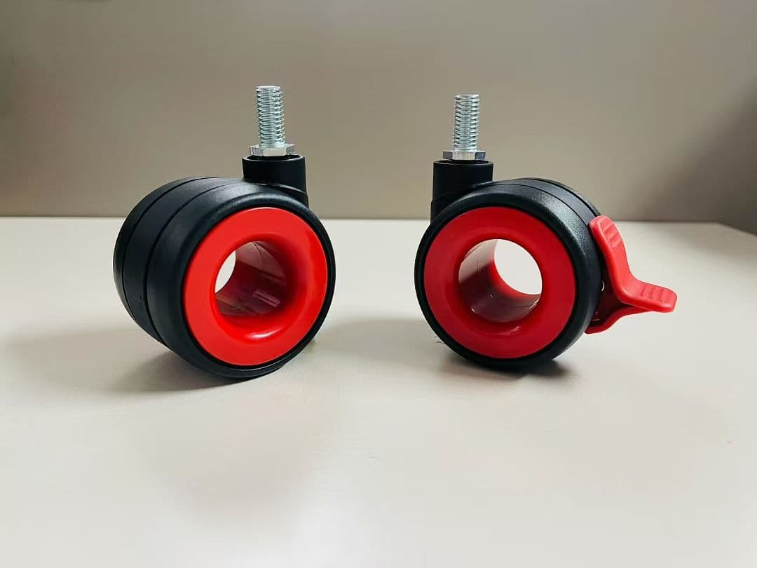 PU and rubber caster wheels material comparison for B2B buyers