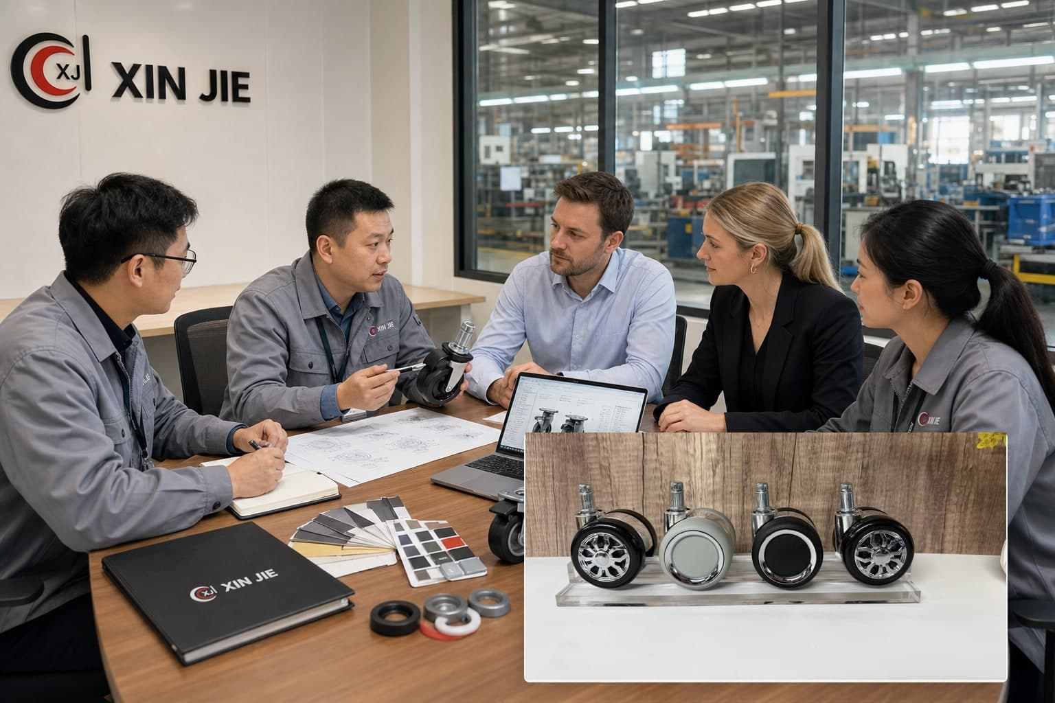 Custom Made Caster Wheels for OEM and ODM Projects product and application reference
