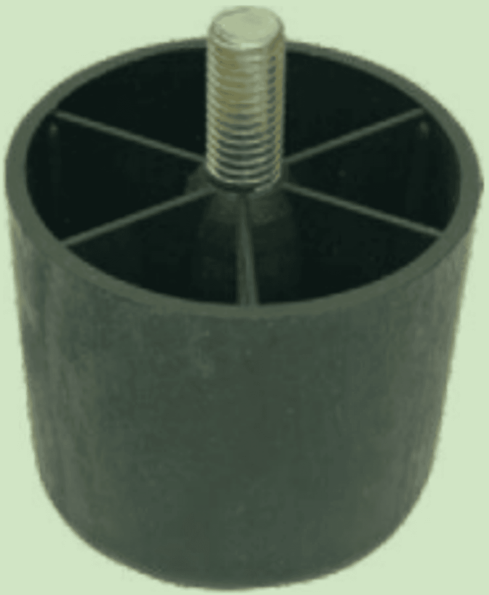 JQ-090 60x51mm Fixed Furniture Support Leg