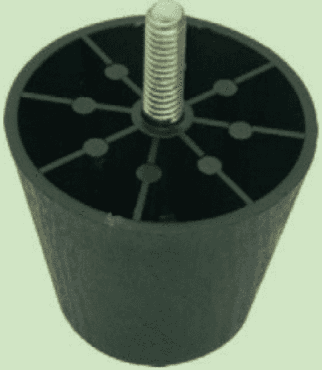 JQ-091-A 60x40x40mm Fixed Furniture Support Leg