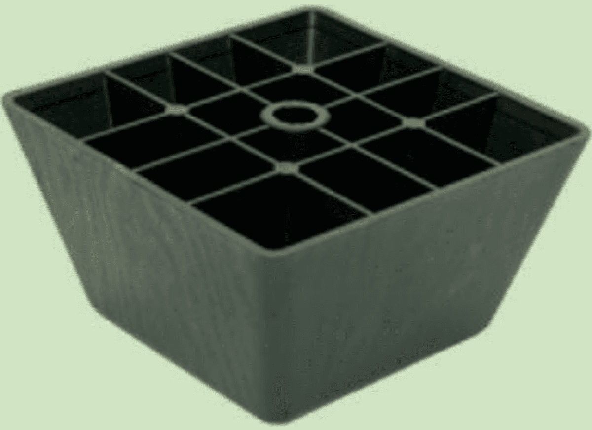 JQ-093 108x108x60mm Fixed Furniture Support Leg