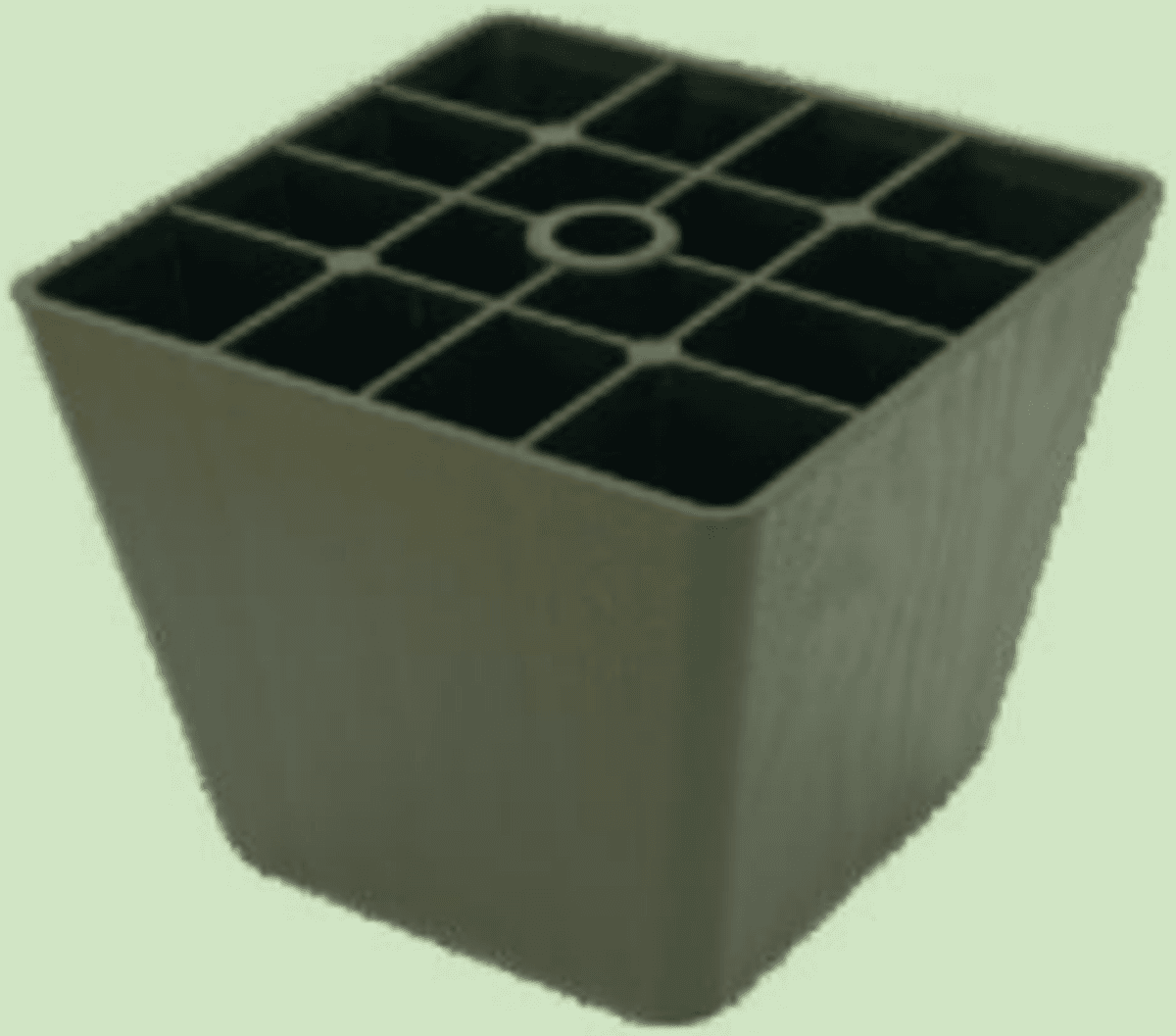 JQ-094 98x98x80mm Fixed Furniture Support Leg