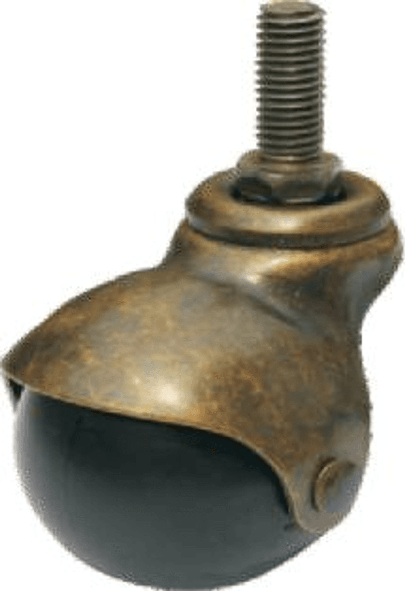 JQ-047 50mm Antique Brass Hotel Furniture Caster Wheel
