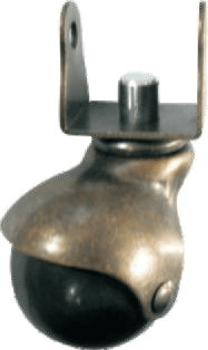 JQ-129 50mm Antique Brass Hotel Furniture Caster Wheel