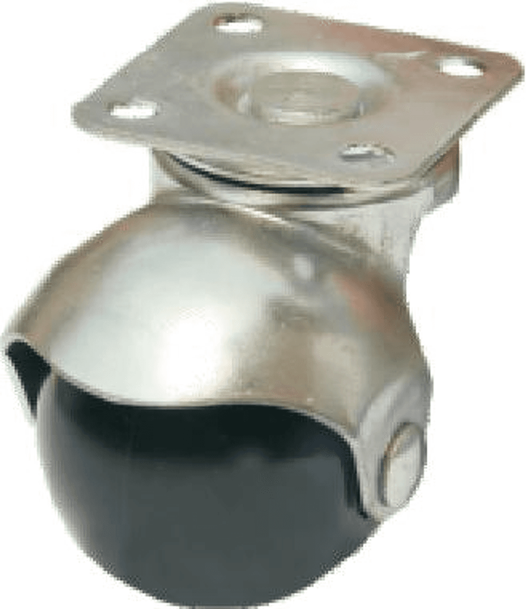 JQ-066 50mm Zinc Plate Hotel Furniture Caster Wheel