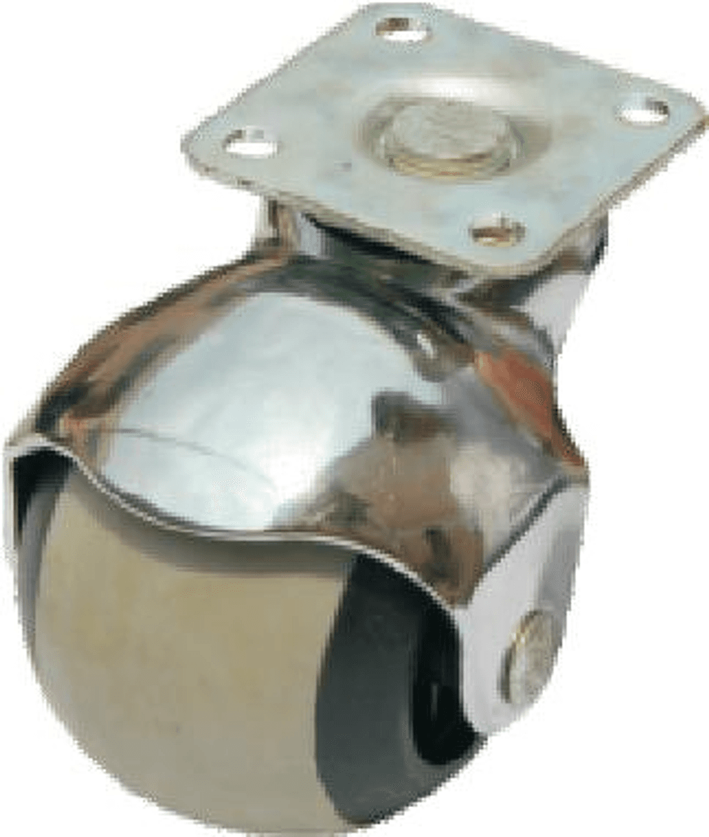JQ-044-A 50mm PU Hotel Furniture Caster Wheel