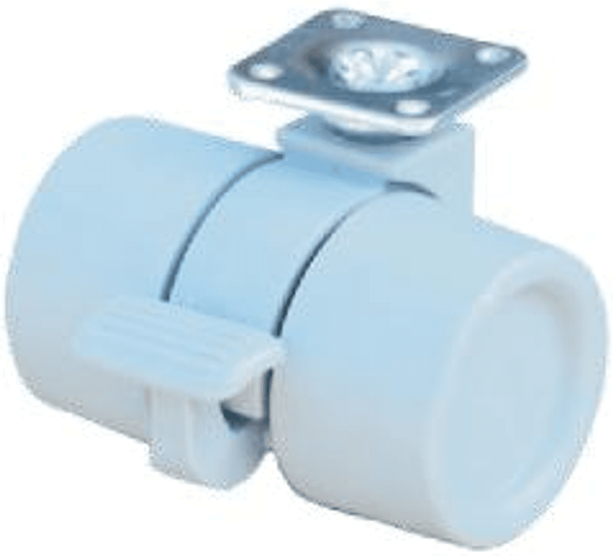 JQ-148-B 4mm Brake PA Furniture Appliance Caster Wheel