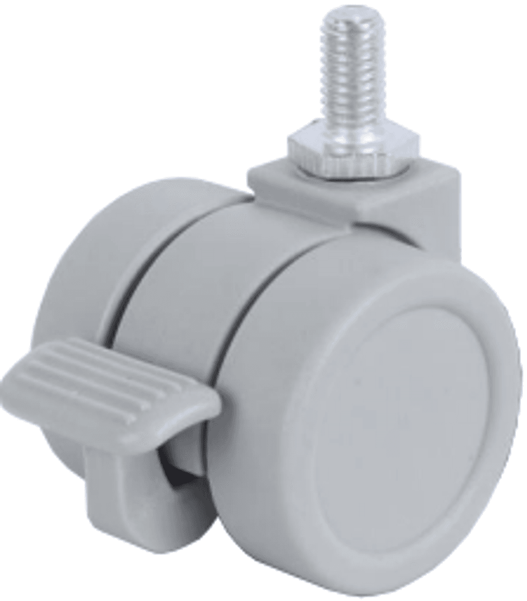 JQ-161-4 40mm Ferrari PA Brake Furniture Appliance Caster Wheel