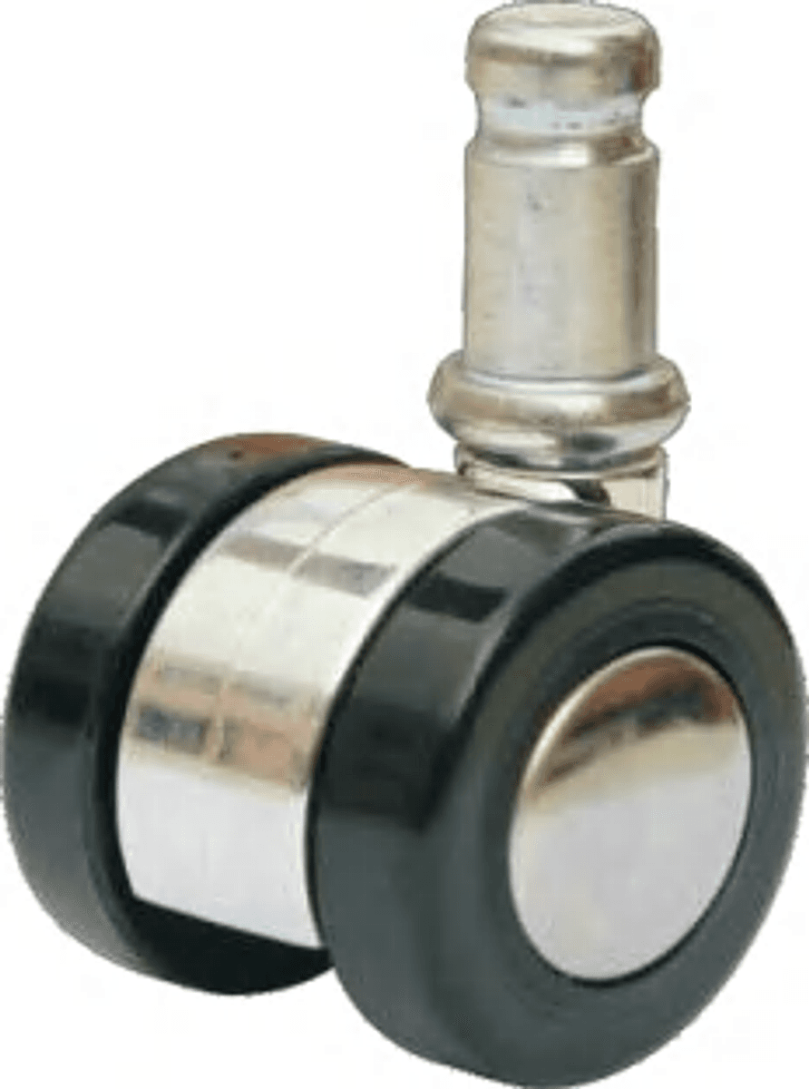JQ-049-A 35mm Stainless Steel PU Furniture Appliance Caster Wheel