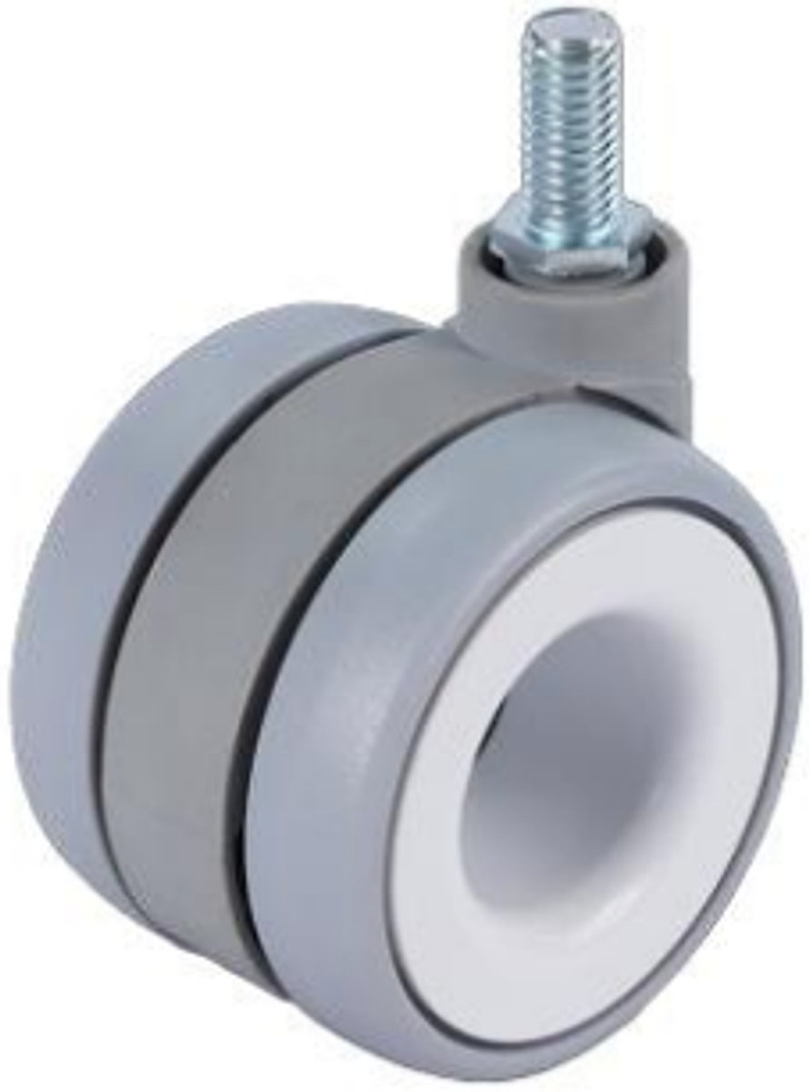 JQ-163-7 22/65mm Hollow Office Chair Caster Wheel