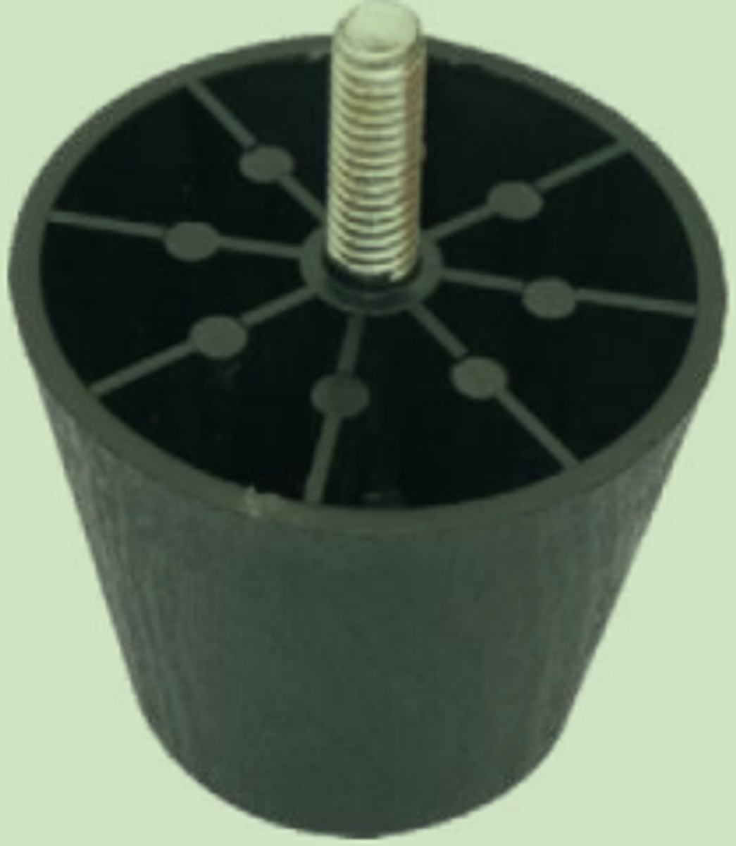 JQ-091-A 60x40x40mm Fixed Furniture Support Leg
