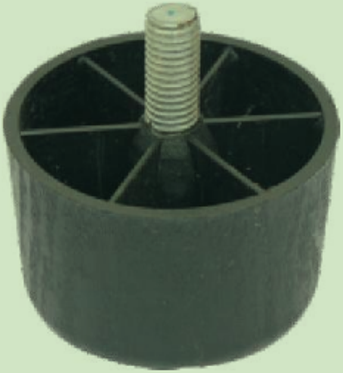 JQ-091-B 60x38mm Fixed Furniture Support Leg