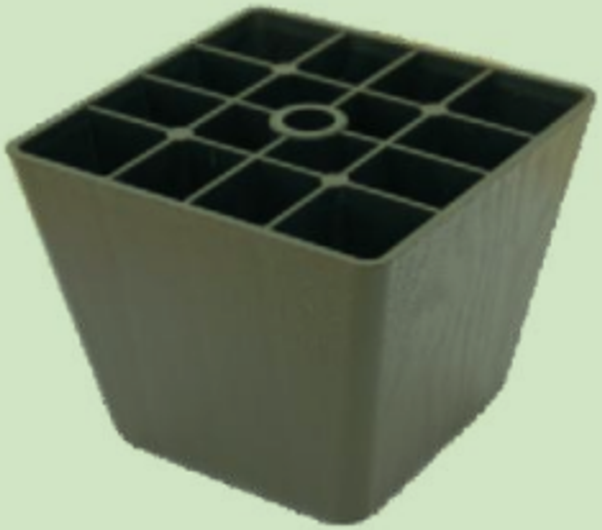 JQ-094 98x98x80mm Fixed Furniture Support Leg