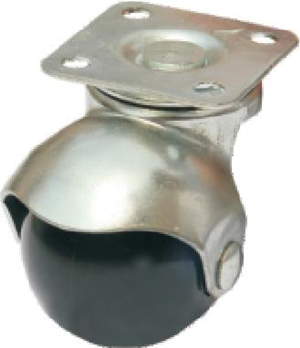 JQ-066 50mm Zinc Plate Hotel Furniture Caster Wheel