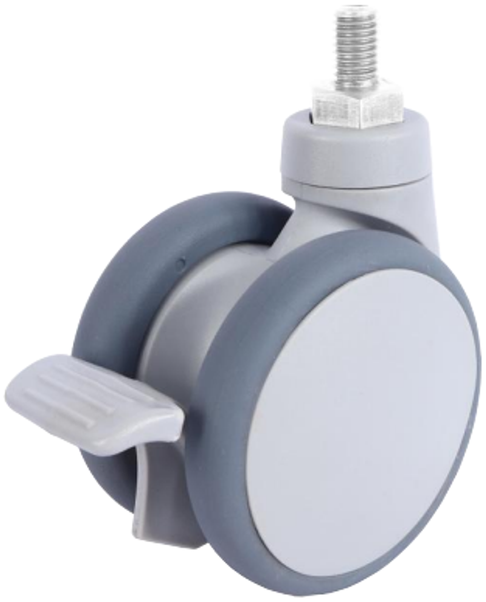 JQ-221-A U Type Double Brake Medical Caster Wheel