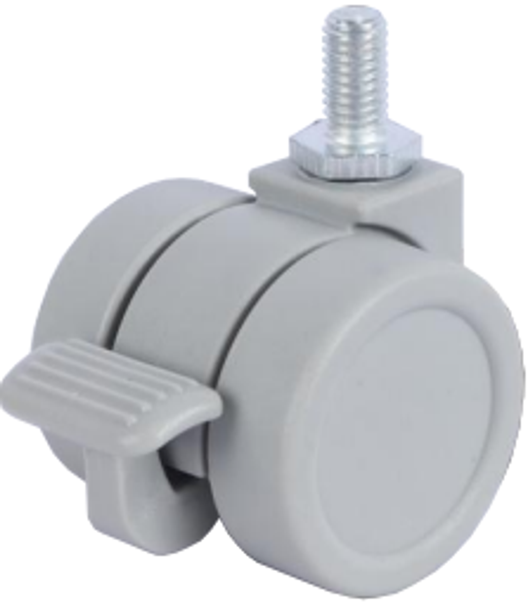JQ-161-4 40mm Ferrari PA Brake Furniture Appliance Caster Wheel